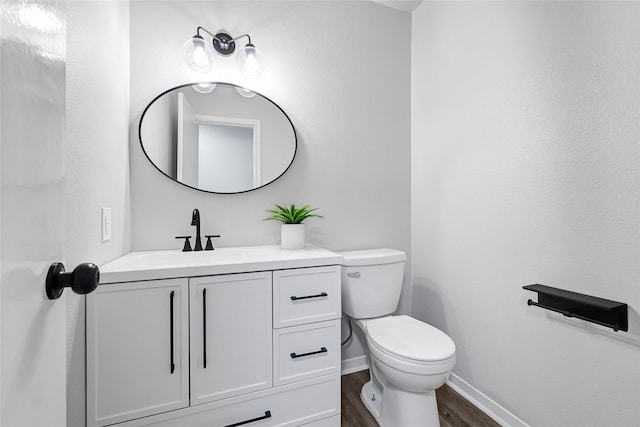 28207 Nancy Ln, Conroe, TX 77385 - bathroom with vanity and wood finished floors