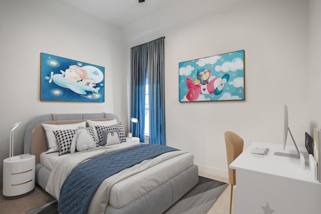 2603 Merlin Way, Katy, TX 77493 - bedroom featuring an office area and baseboards