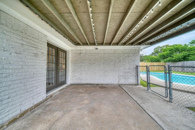 16223 White Star Dr, Houston, TX 77062 - view of patio / terrace with french doors