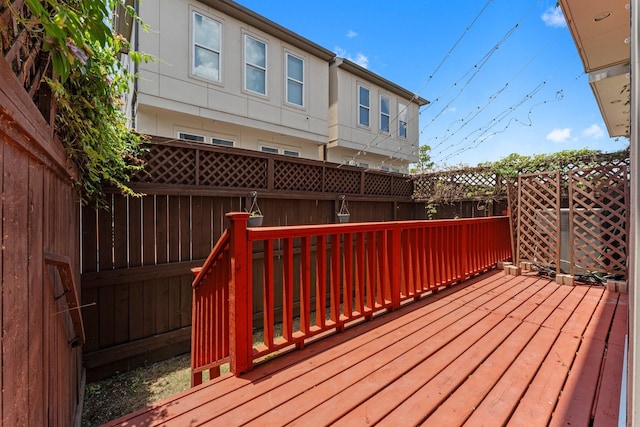 1038 E 29th St, Houston, TX 77009 - deck featuring a fenced backyard