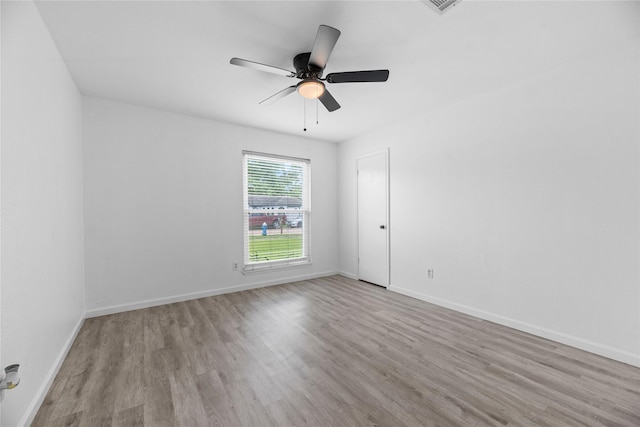 12211 Pine Knoll Dr, Houston, TX 77099 - unfurnished room featuring wood finished floors and ceiling fan