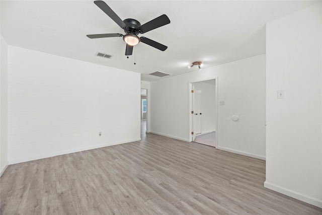12211 Pine Knoll Dr, Houston, TX 77099 - spare room featuring wood finished floors and a ceiling fan