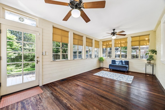 1731 Marshall St, Houston, TX 77098 - sunroom with ceiling fan