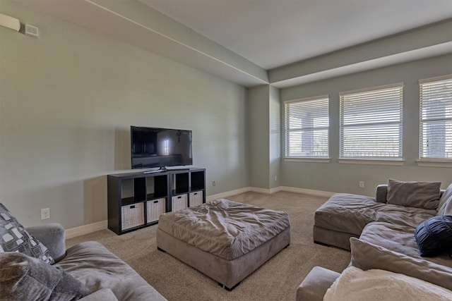 20210 Mariposa Blue Ln, Cypress, TX 77433 - carpeted living area featuring baseboards