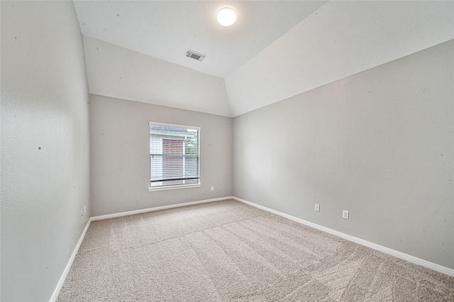 22406 Cascade Springs Dr, Katy, TX 77494 - unfurnished room featuring carpet and lofted ceiling
