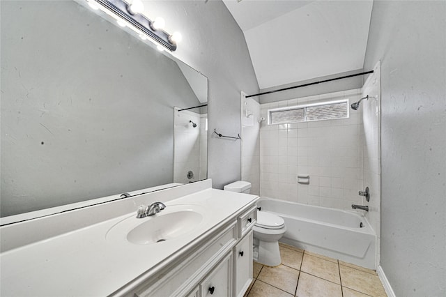 22406 Cascade Springs Dr, Katy, TX 77494 - full bath featuring vanity, tub / shower combination, and tile patterned floors