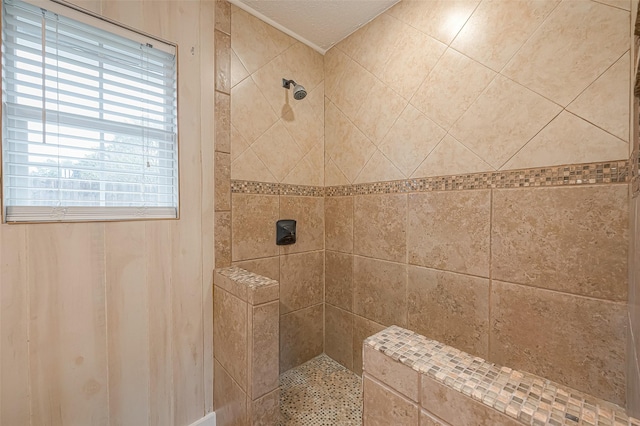 2307 N Thompson, Conroe, TX 77303 - full bath with tiled shower