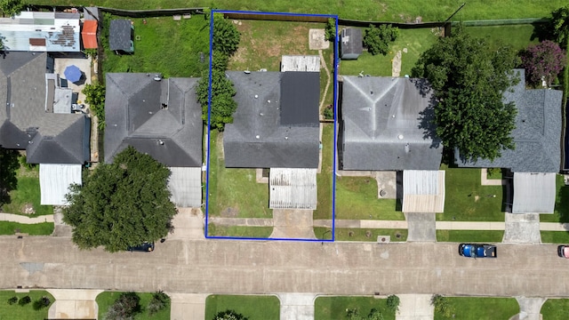 3112 Hays St, Pasadena, TX 77503 - aerial view of residential area with property boundaries highlighted