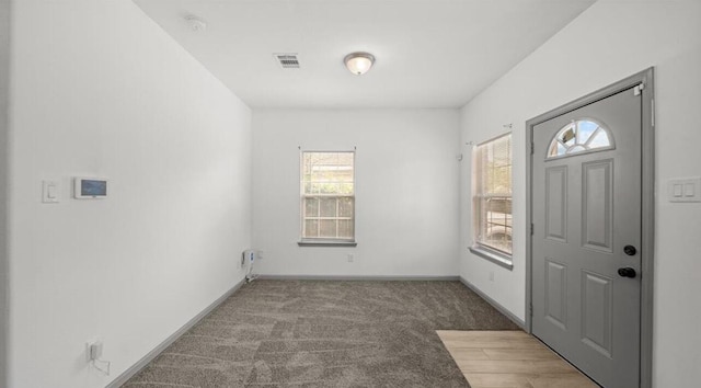 235 Calloway St, Houston, TX 77029 - carpeted entrance foyer with baseboards