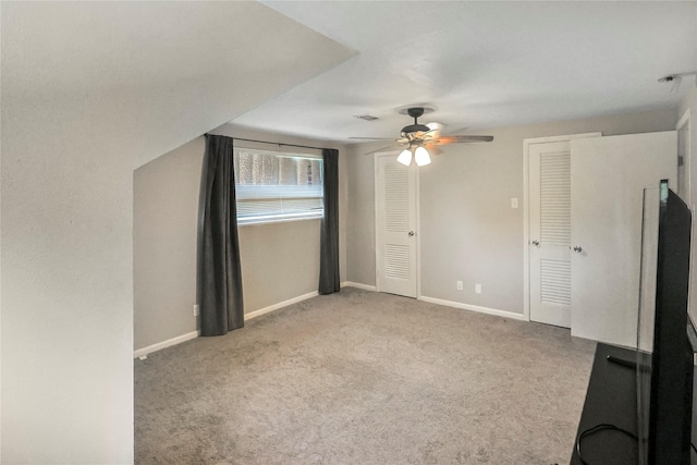 2706 Meadow Ln, La Marque, TX 77568 - bonus room featuring a ceiling fan and carpet floors