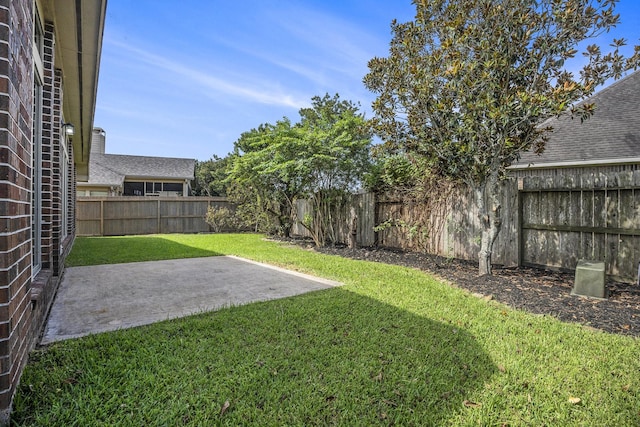 13604 Rainwater Dr, Pearland, TX 77584 - fenced backyard featuring a patio area
