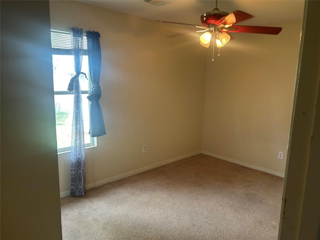 15806 Pin Oak Ridge St, Houston, TX 77073 - empty room with carpet flooring and ceiling fan