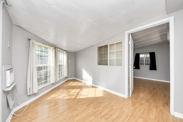 6643 Briar Glade Dr, Houston, TX 77072 - empty room with lofted ceiling and wood finished floors
