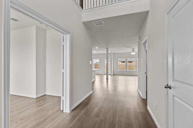 4625 Peony Green Dr, Katy, TX 77493 - corridor featuring wood finished floors