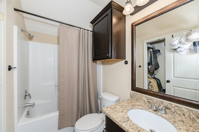 215 Capps Dr, College Station, TX 77845 - bathroom featuring shower / bath combo with shower curtain and vanity
