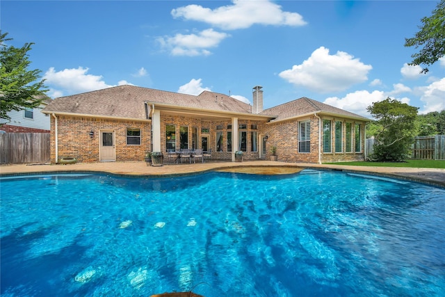 23815 Enchanted Xing, Katy, TX 77494 - view of pool with a patio