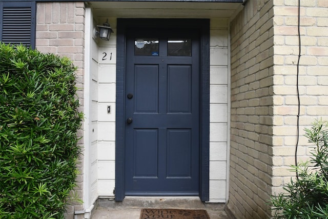 10018 Knoboak Dr Unit 21, Houston, TX 77080 - view of exterior entry featuring brick siding