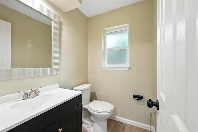 11726 Gardenglen Dr, Houston, TX 77070 - bathroom with wood finished floors and vanity