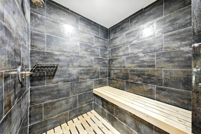 11726 Gardenglen Dr, Houston, TX 77070 - full bath featuring tiled shower and a sauna