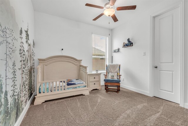 505 Ozark Ct, League City, TX 77573 - bedroom with carpet and ceiling fan
