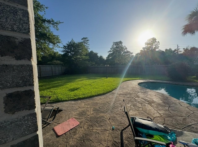 16519 Great Frst, Humble, TX 77346 - view of pool with a fenced backyard and a patio