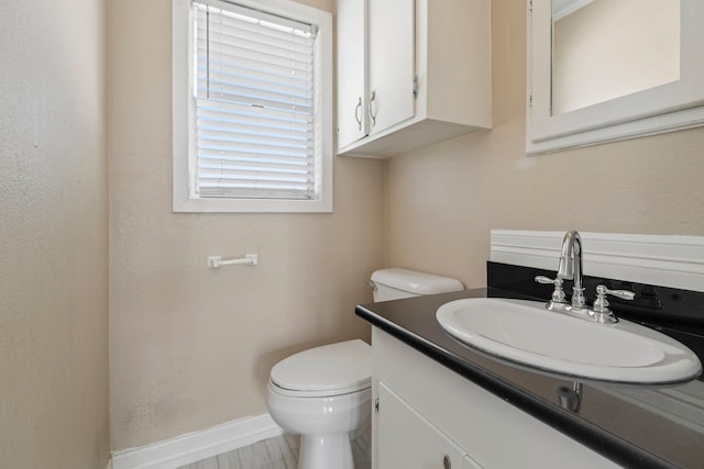 8631 Alcott Dr, Houston, TX 77080 - bathroom with vanity and toilet