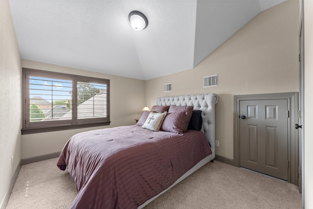 12218 Johns Enterprise Ct, Cypress, TX 77433 - bedroom with carpet and vaulted ceiling