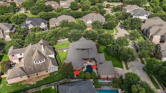 12218 Johns Enterprise Ct, Cypress, TX 77433 - aerial overview of property's location with nearby suburban area and a pool area