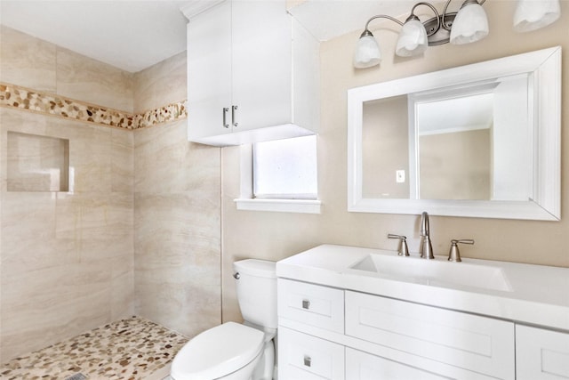 16107 Holly St, Porter, TX 77365 - full bathroom with vanity and tiled shower