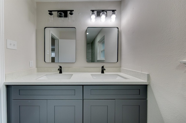 8822 Rowan Ln, Houston, TX 77036 - bathroom with double vanity