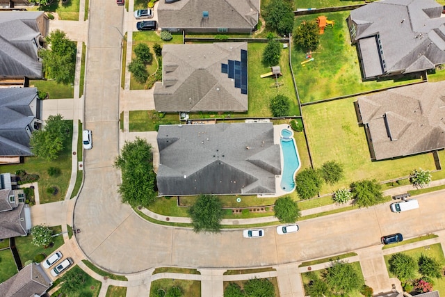 1719 Quail Ridge Dr, Katy, TX 77493 - aerial view of residential area with a pool area