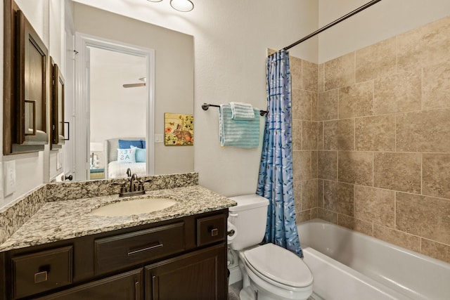 1719 Quail Ridge Dr, Katy, TX 77493 - full bathroom featuring vanity and shower / tub combo