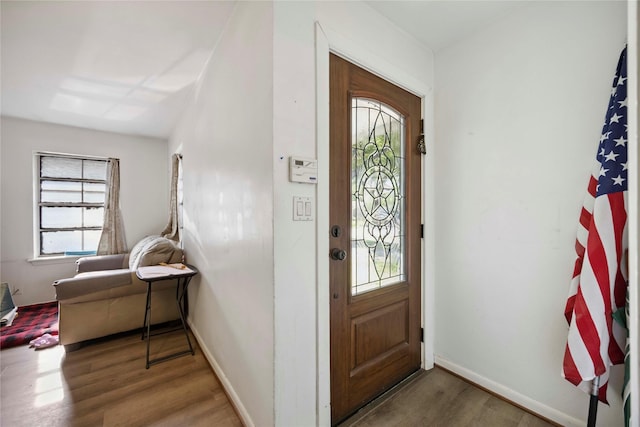 10926 Ivyridge Rd, Houston, TX 77043 - entrance foyer featuring wood finished floors and healthy amount of natural light