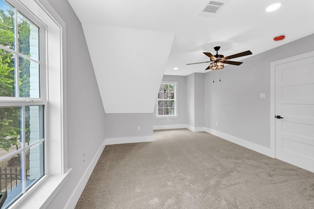 3343 Tampa St, Houston, TX 77021 - unfurnished room with carpet, recessed lighting, and ceiling fan