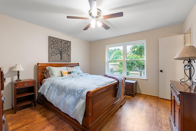 4205 Wade Rd, Brookshire, TX 77423 - bedroom featuring light wood finished floors and ceiling fan