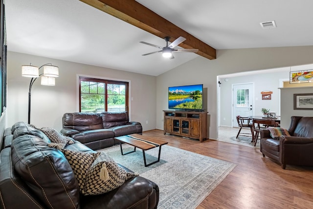 4205 Wade Rd, Brookshire, TX 77423 - living room with healthy amount of natural light, wood finished floors, and ceiling fan