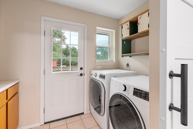 4205 Wade Rd, Brookshire, TX 77423 - laundry room featuring separate washer and dryer and light tile patterned floors