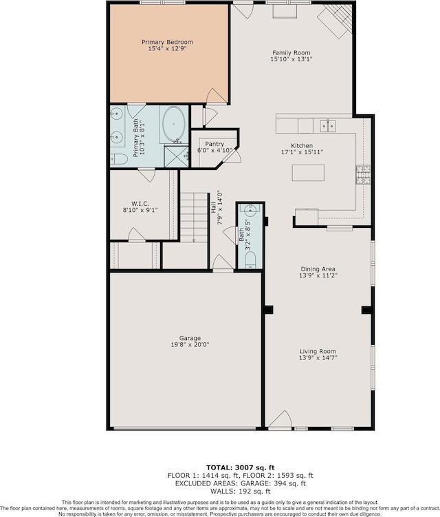 8234 Nagy Hill St, Spring, TX 77379 - view of property floor plan
