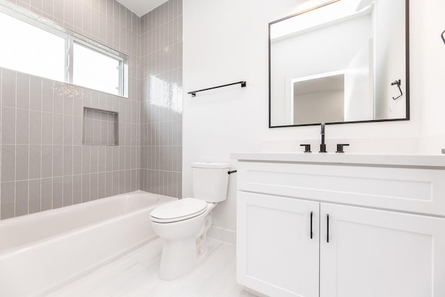 1615 Erin St, Houston, TX 77009 - full bathroom featuring vanity and shower / tub combination