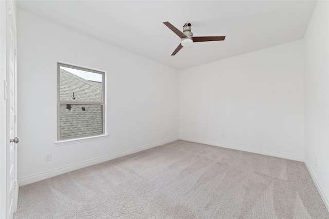 13731 Pedernales Ct, Cypress, TX 77429 - carpeted empty room with a ceiling fan and baseboards