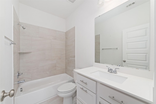 13731 Pedernales Ct, Cypress, TX 77429 - bathroom with vanity and  shower combination