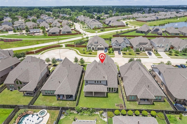 13731 Pedernales Ct, Cypress, TX 77429 - aerial view of residential area with a large body of water