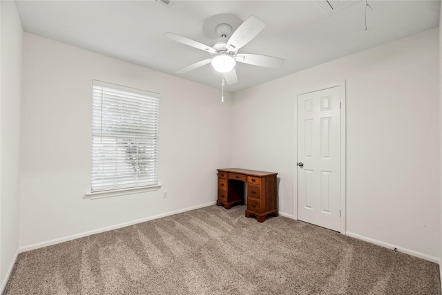 15207 Hillside Park Way, Cypress, TX 77433 - unfurnished bedroom with carpet floors, attic access, and a ceiling fan