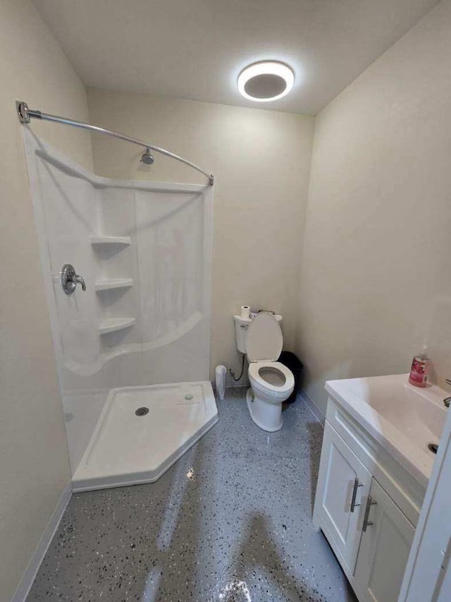 LOT6 Railroad, Shepherd, TX 77371 - bathroom featuring walk in shower and vanity