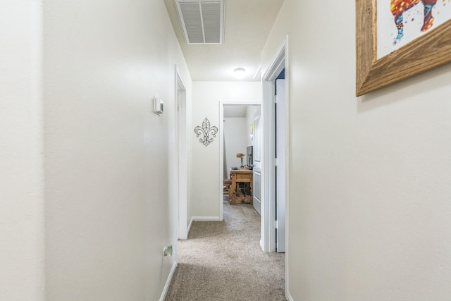 12602 Browning Dr, Montgomery, TX 77356 - corridor with carpet floors and an office area