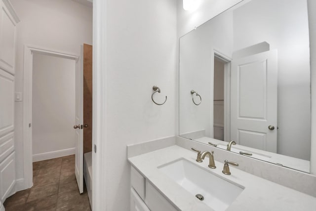 14807 Providence Manor Way, Cypress, TX 77429 - bathroom featuring vanity and tile patterned floors