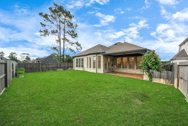 14807 Providence Manor Way, Cypress, TX 77429 - rear view of property featuring a fenced backyard and a shingled roof