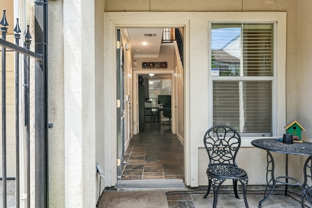 5706 Blossom St, Houston, TX 77007 - view of exterior entry with stucco siding