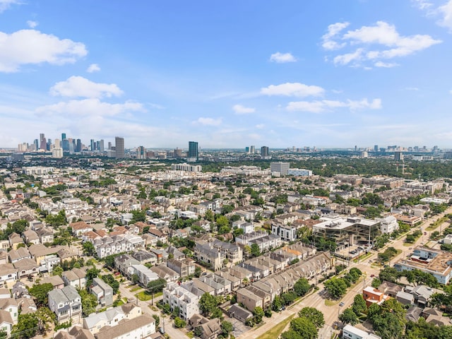 5706 Blossom St, Houston, TX 77007 - bird's eye view of city skyline