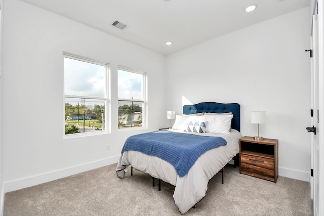 4802 Elysian St Unit C, Houston, TX 77009 - carpeted bedroom featuring baseboards and recessed lighting